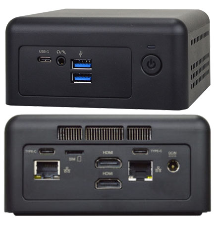 Jetway N11-1115 (Intel i3-1115G4 Tiger Lake-UP3, 5x USB 3.2, 2x LAN)