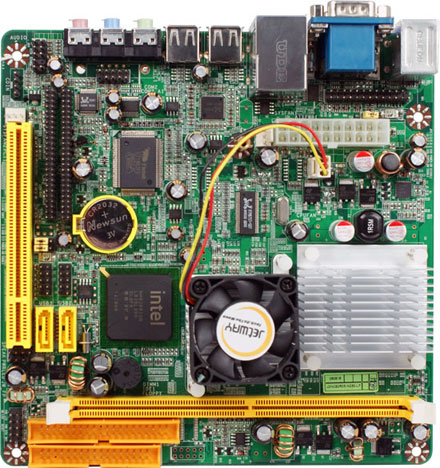 Jetway NC92-230-LF (with integrated Atom 1.6Ghz CPU)