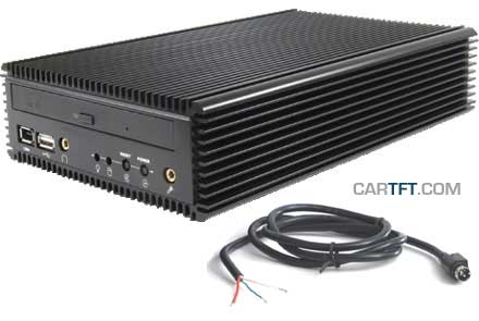 CALU<b>CORE</b>-M<b>C</b> - Core2Duo Car-PC Barebone *FANLESS* (with Autostart-controller, car-adapter)