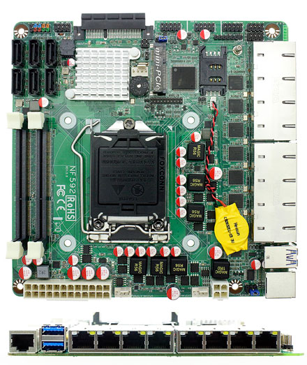 Jetway NF592-Q170 (Intel Q170 Express)